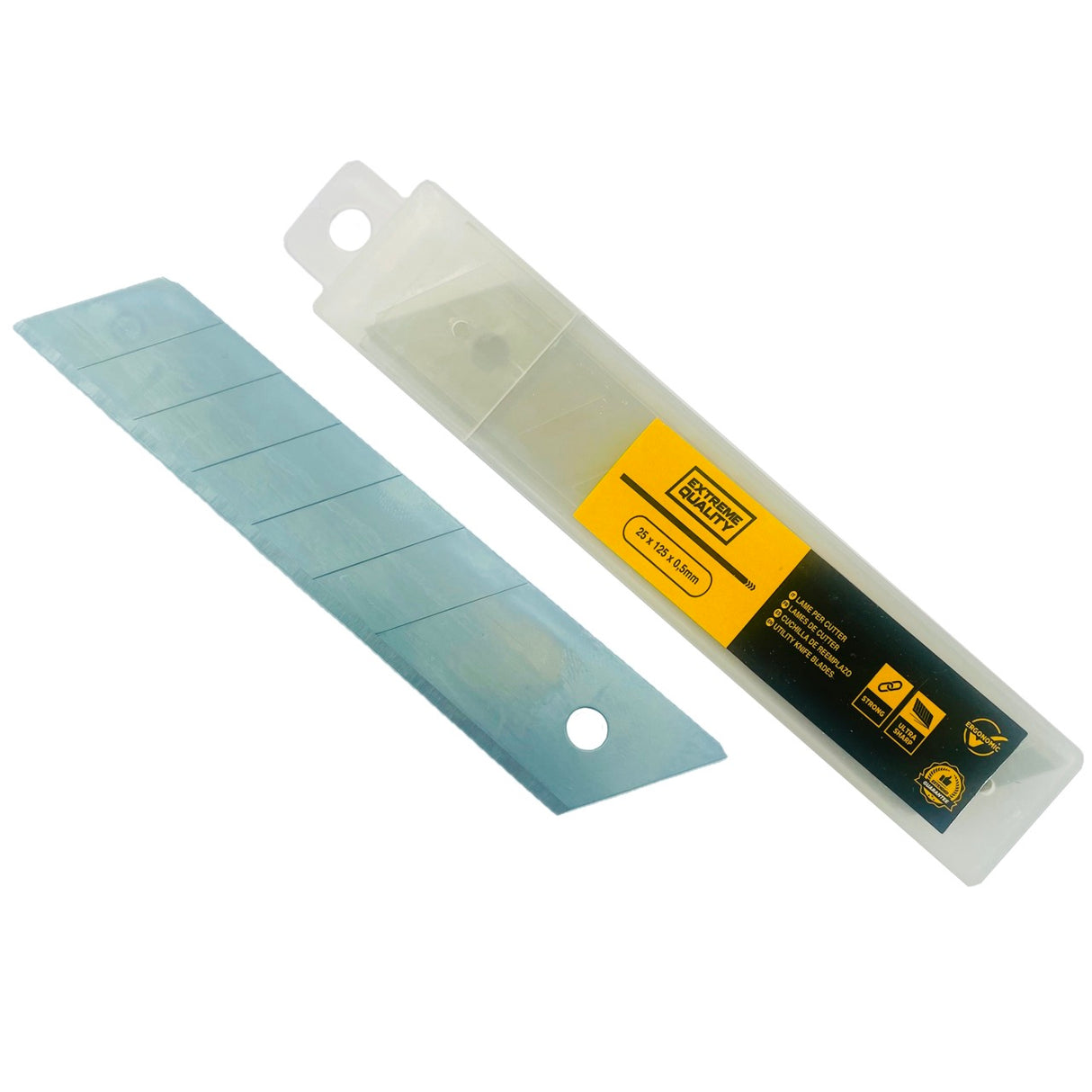 Spare blades for utility knives 25mm (box 10 pcs.)