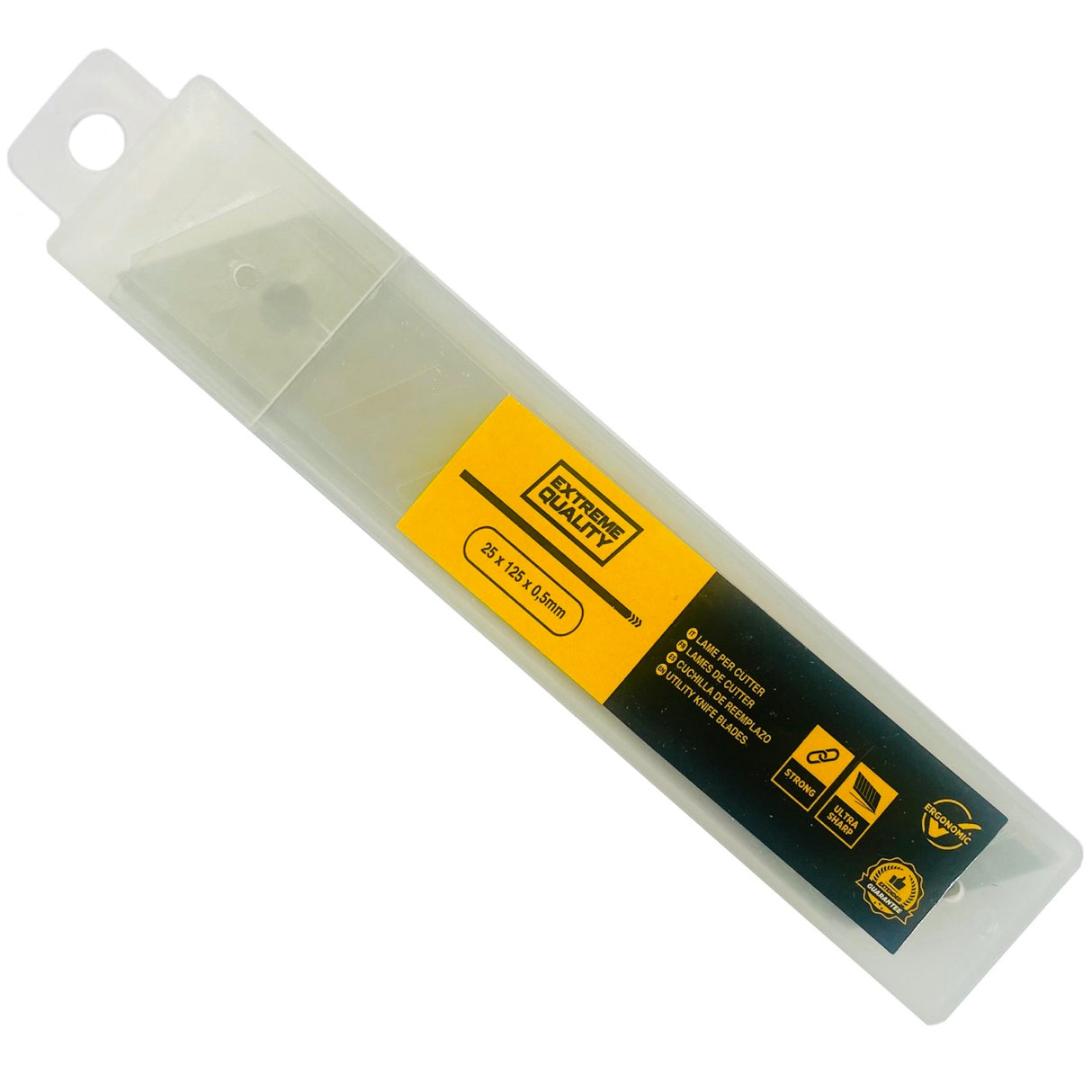 Spare blades for utility knives 25mm (box 10 pcs.)