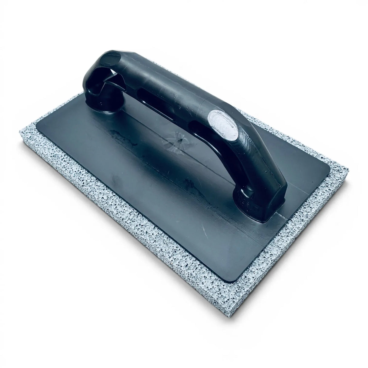 Truelle en caoutchouc mousse gris avec support en ABS