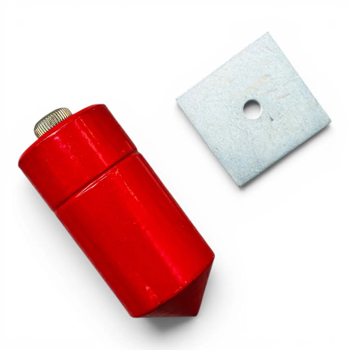 Cylindrical mason’s plumb bob