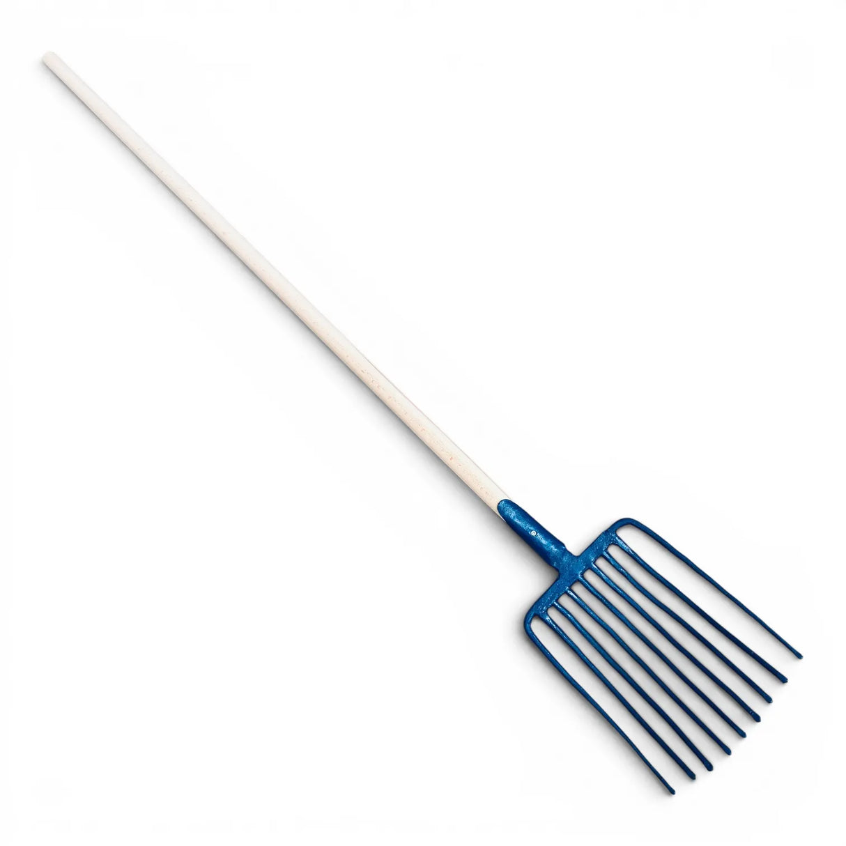 Fourche à gravier 9 dents manche en bois 130 cm
