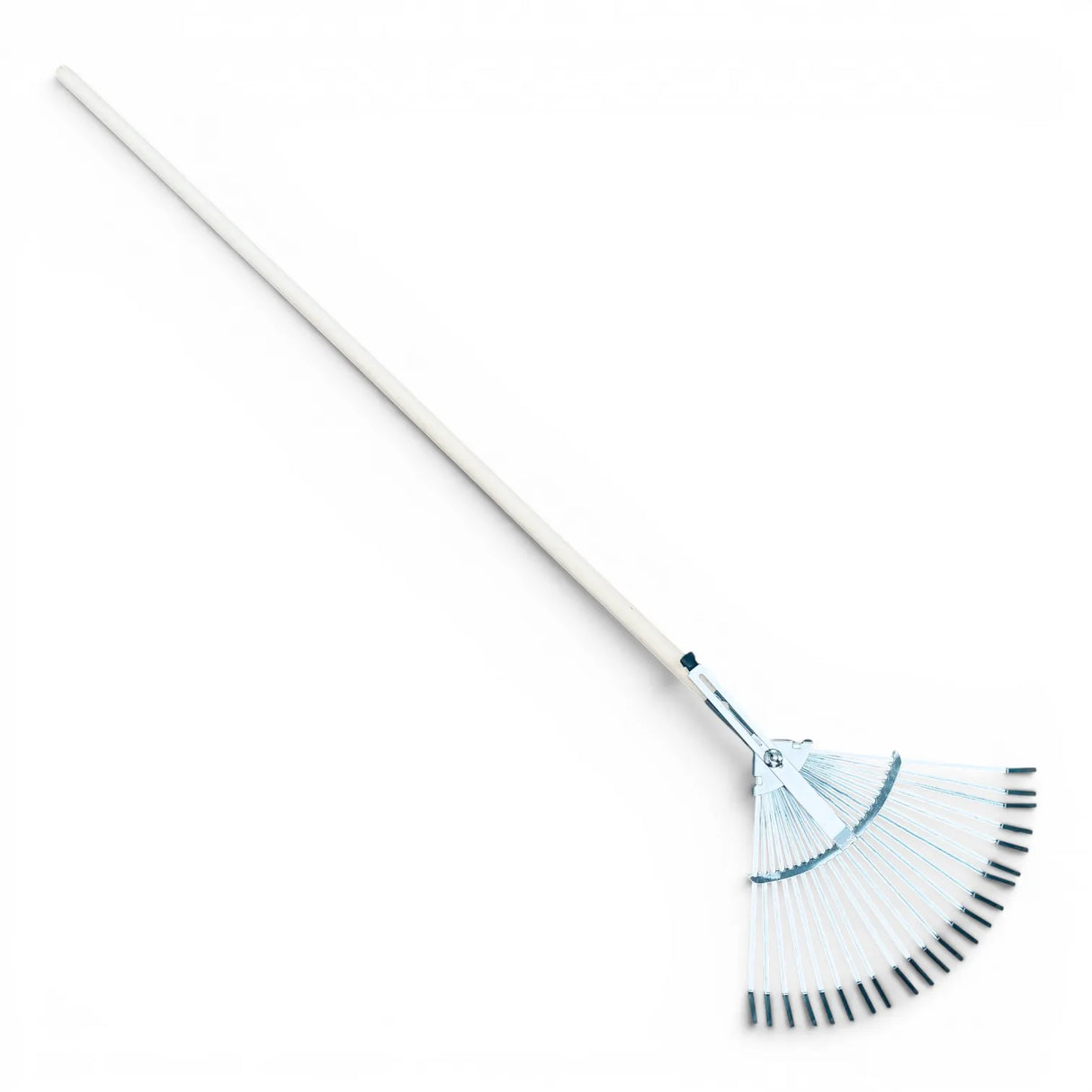 Scopa per foglie regolabile manico legno 150cm
