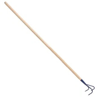 Coltivatore a 3 denti manico legno 150cm