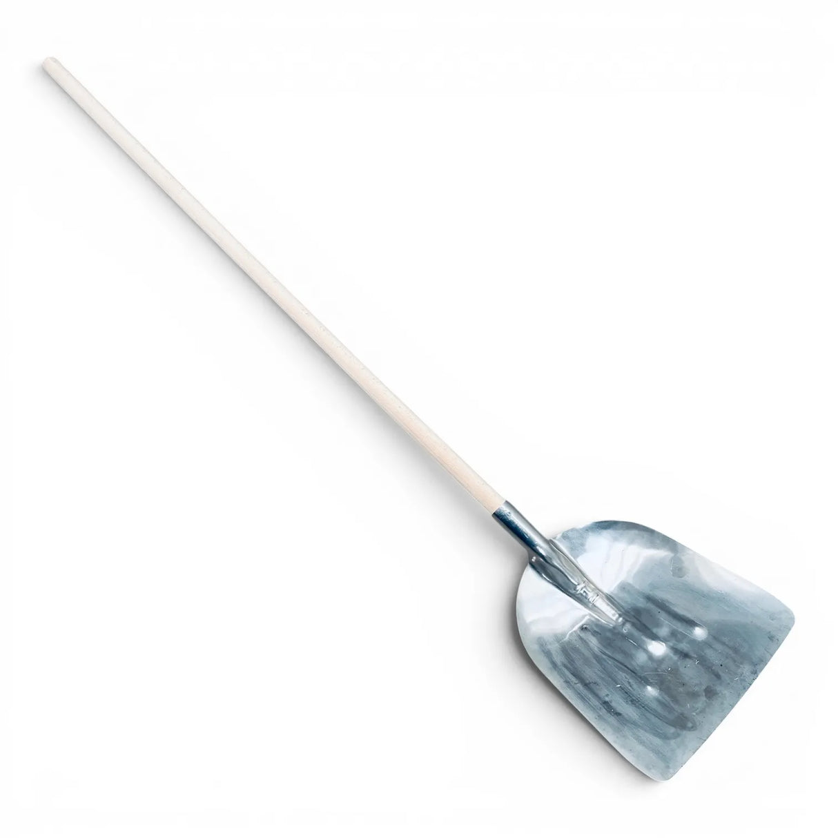 Pelle en aluminium pour neige et céréales avec manche en bois
