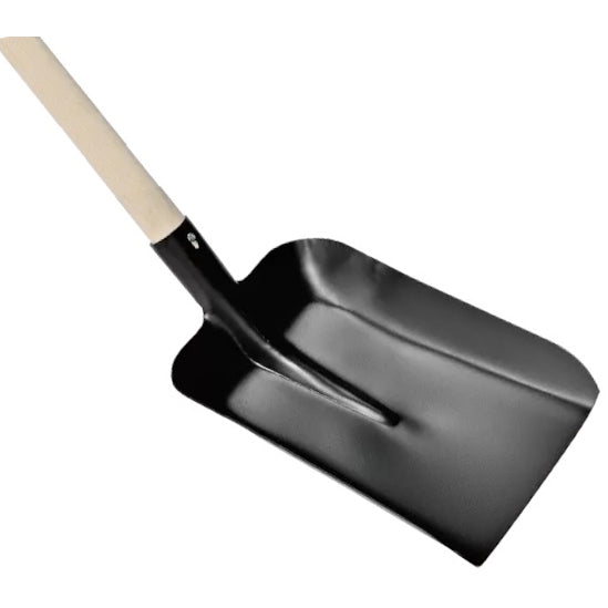 Pala per carbone con manico in legno