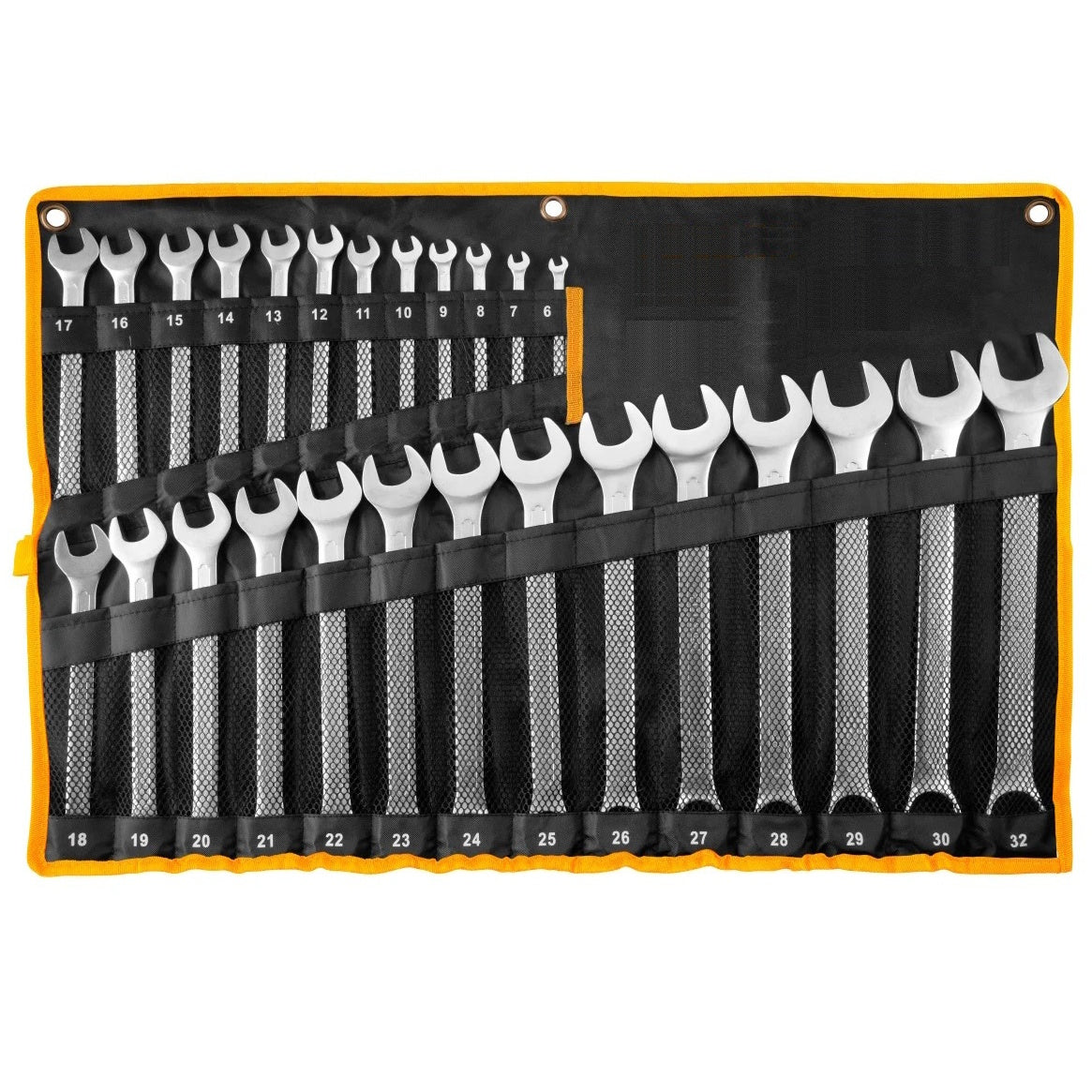 Chiavi combinate in cromo vanadio set 26 pz. 6-32mm in busta