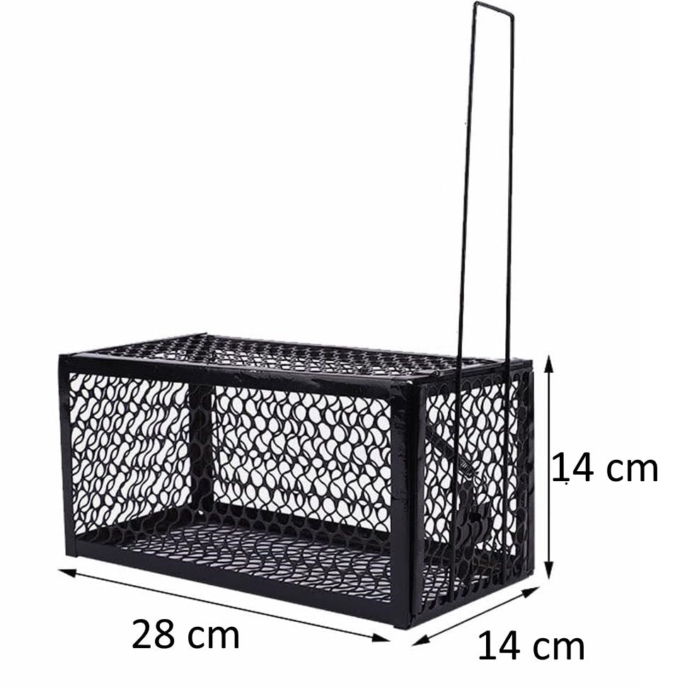 Trappola per topi a galleria 28x14x14cm