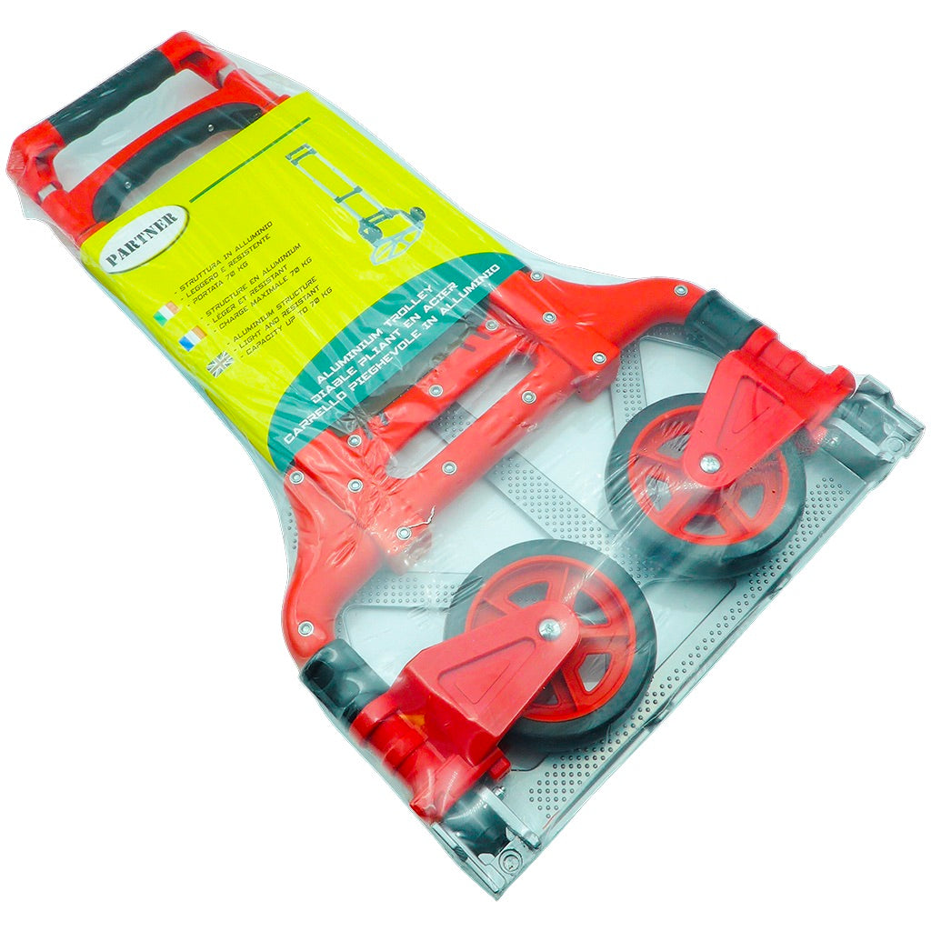 Folding aluminum trolley