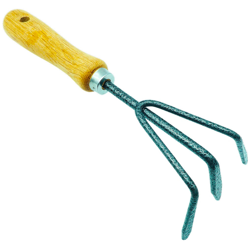 Garden cultivator wooden handle