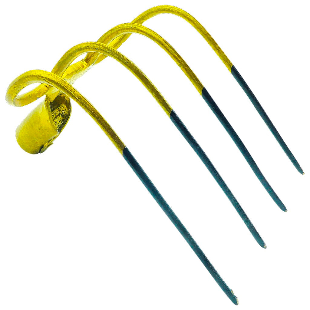 Forged curved fork 4 tines