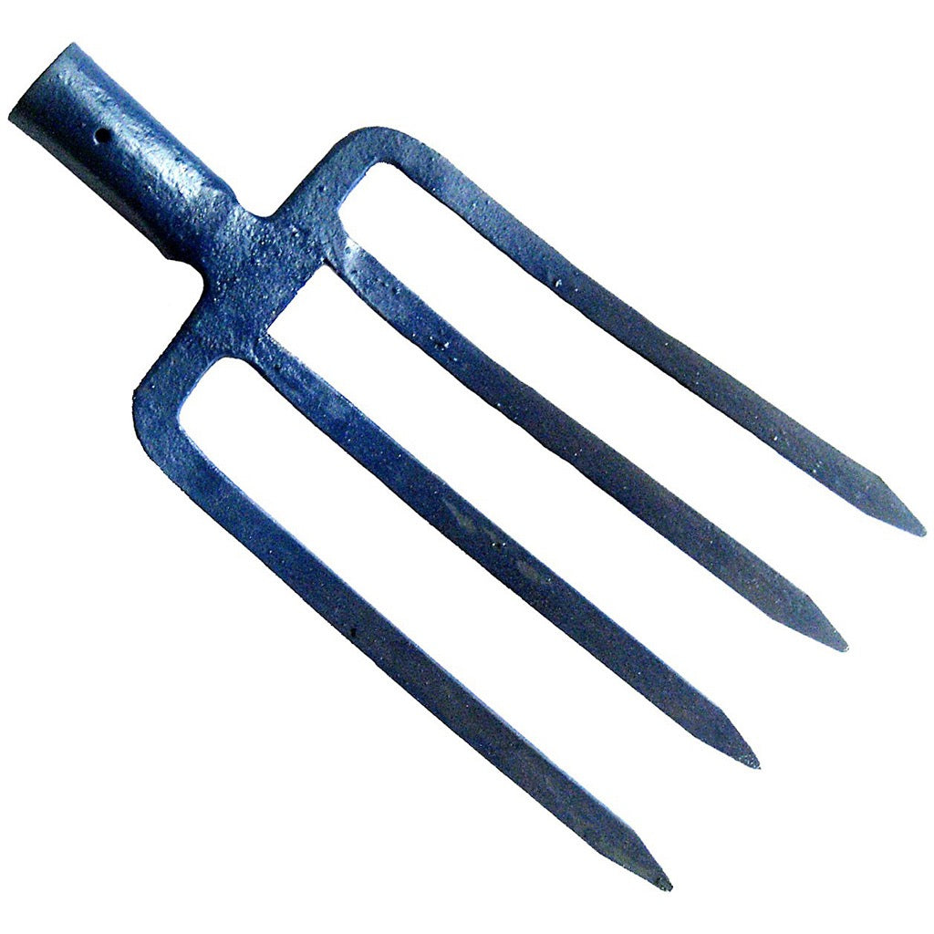 Spade fork 4 triangular tines