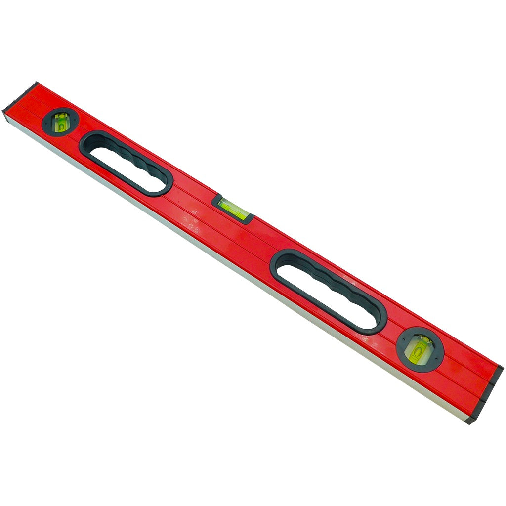 Rectangular aluminium level with handles