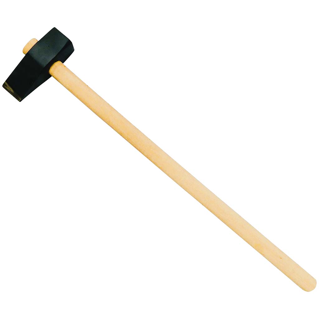 Stoning hammer wooden handle
