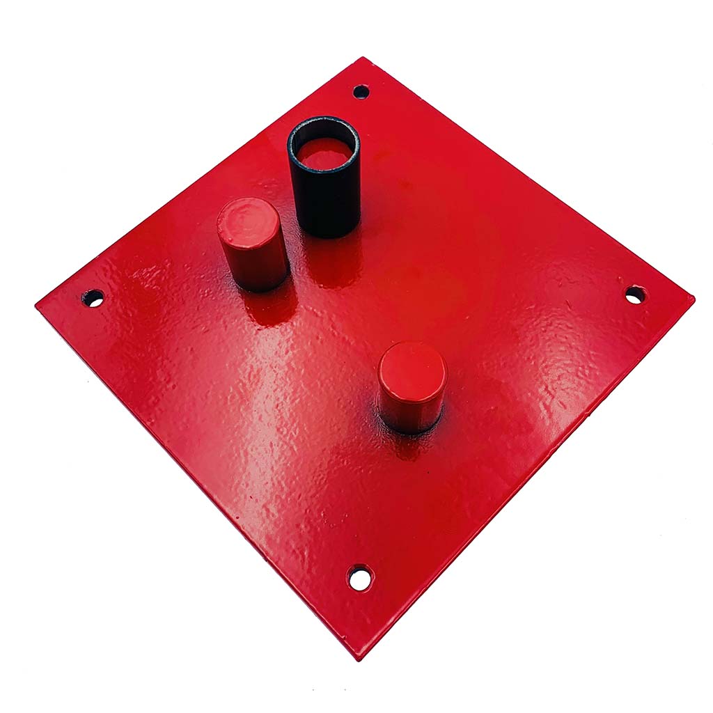 Iron bar bender plate