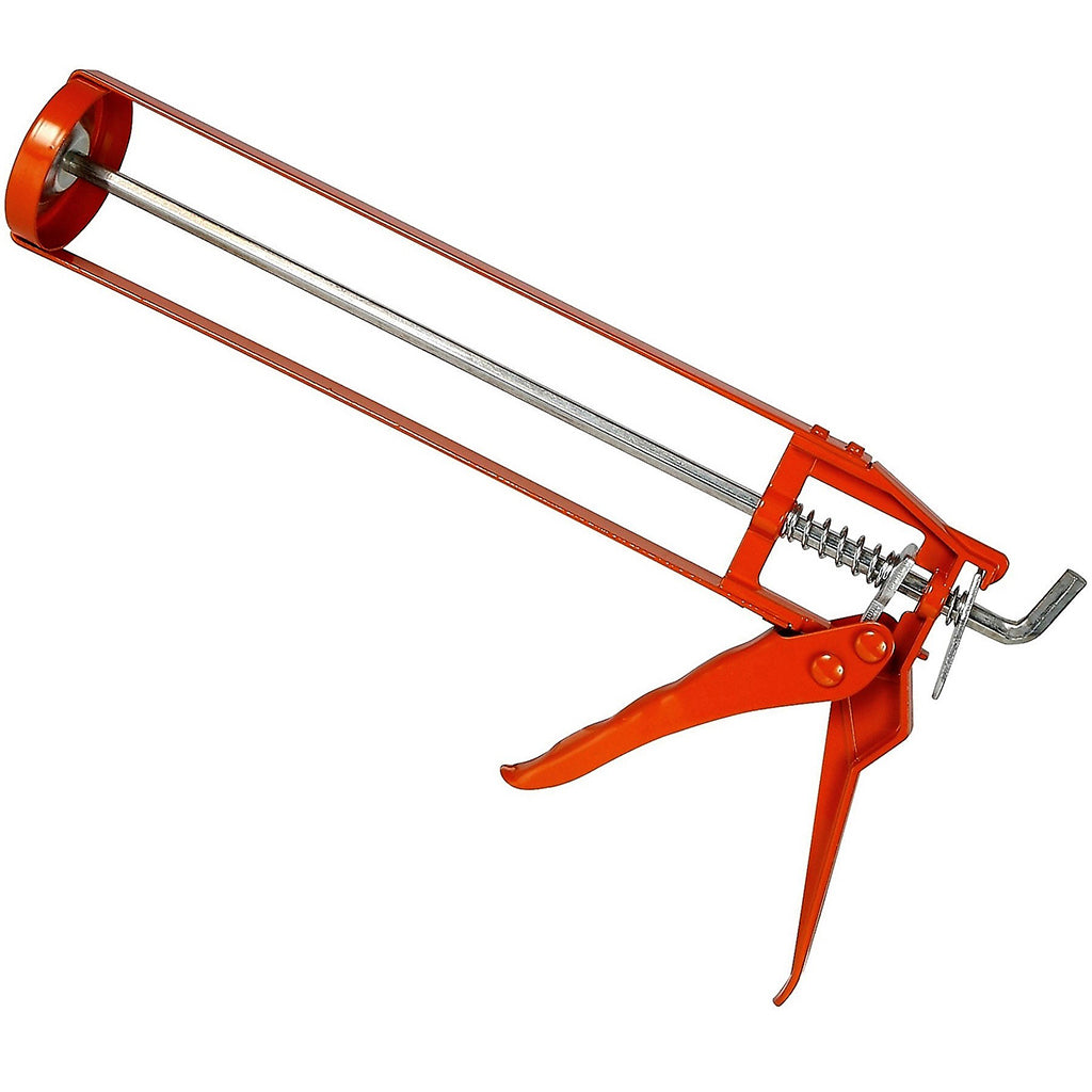 Skeleton type caulking gun