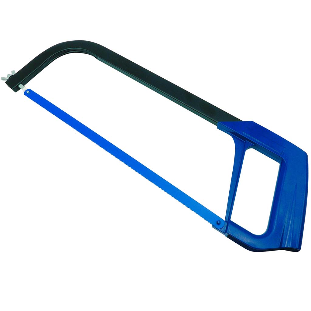 Hacksaw frame with aluminum handle