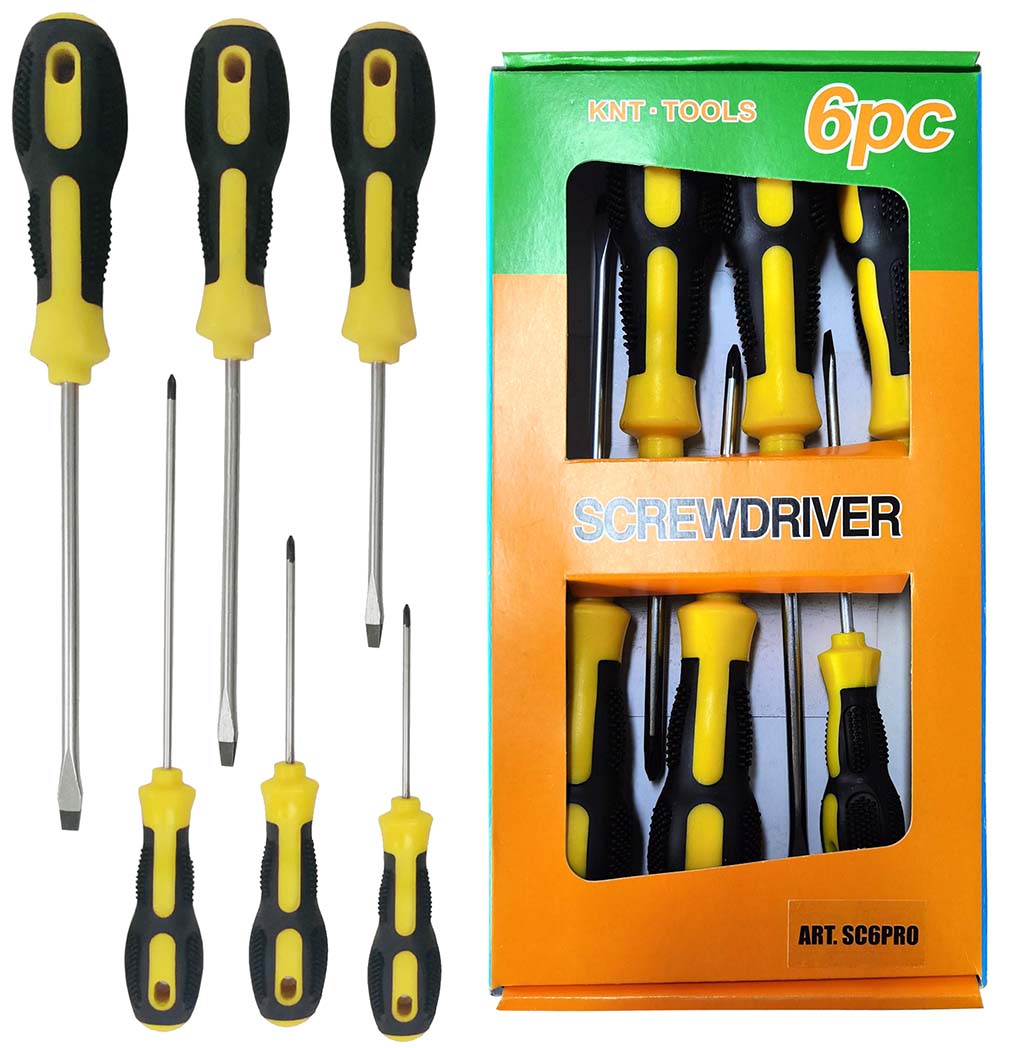 Screwdrivers - Set of 6 pcs. in box