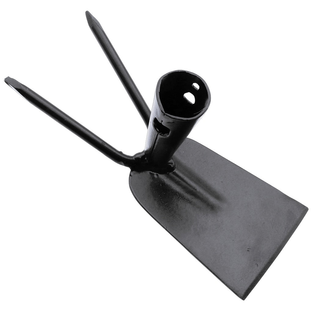 Welded square-fork garden hoe