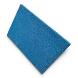 Frattazzo gomma spugna blu manico legno base alluminio 21x14cm