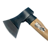 Professional hatchet with wooden handle