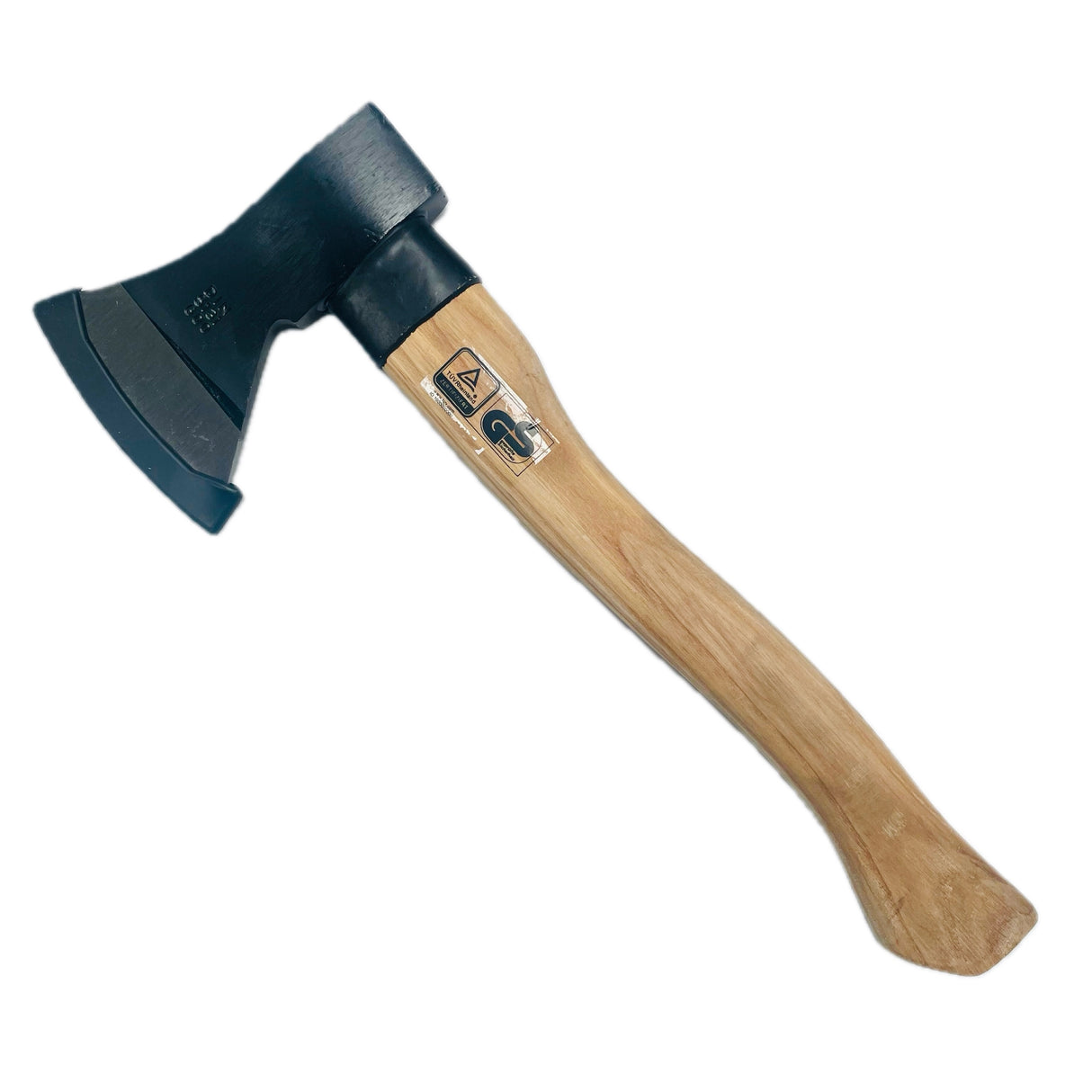 Professional hatchet with wooden handle