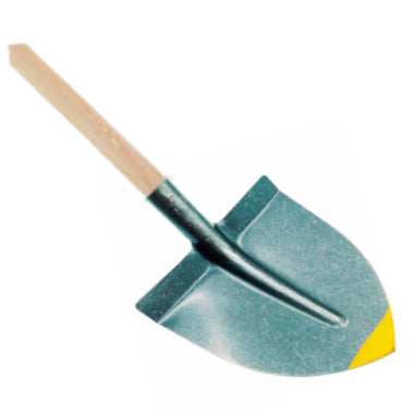 Badile a punta stampato a caldo manico legno