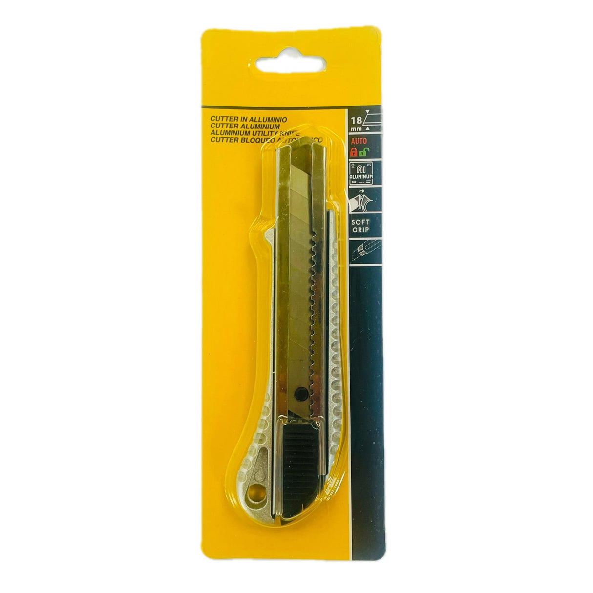 Utility knife aluminium 18mm