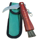 21cm mushroom hunting knife with sheath