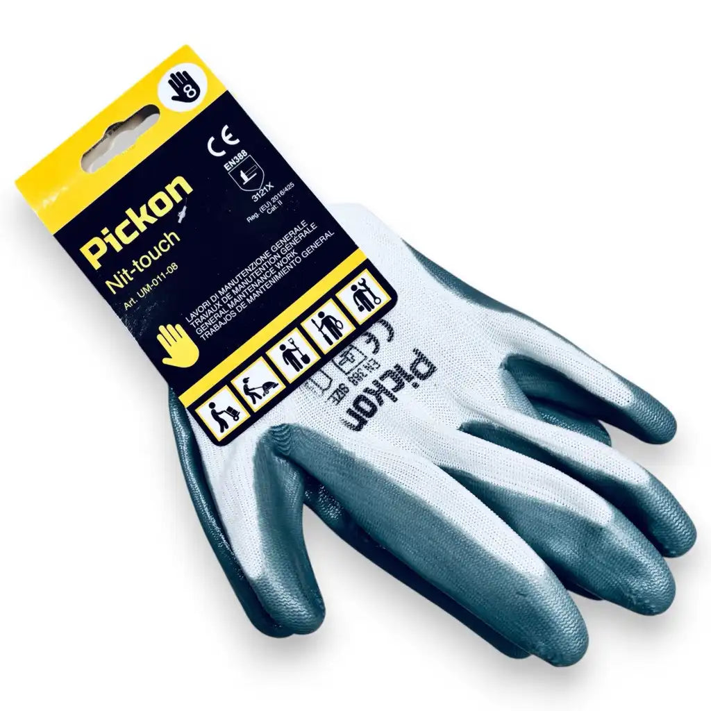 Guanti in poliestere con palmo in nitrile