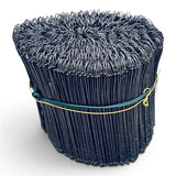 Baked wire ties, packs of 1000 pcs.