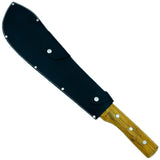 Machete with leather sheath           