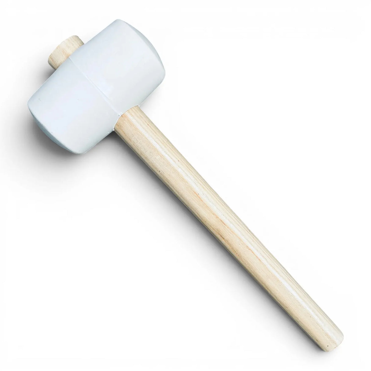 White rubber mallet