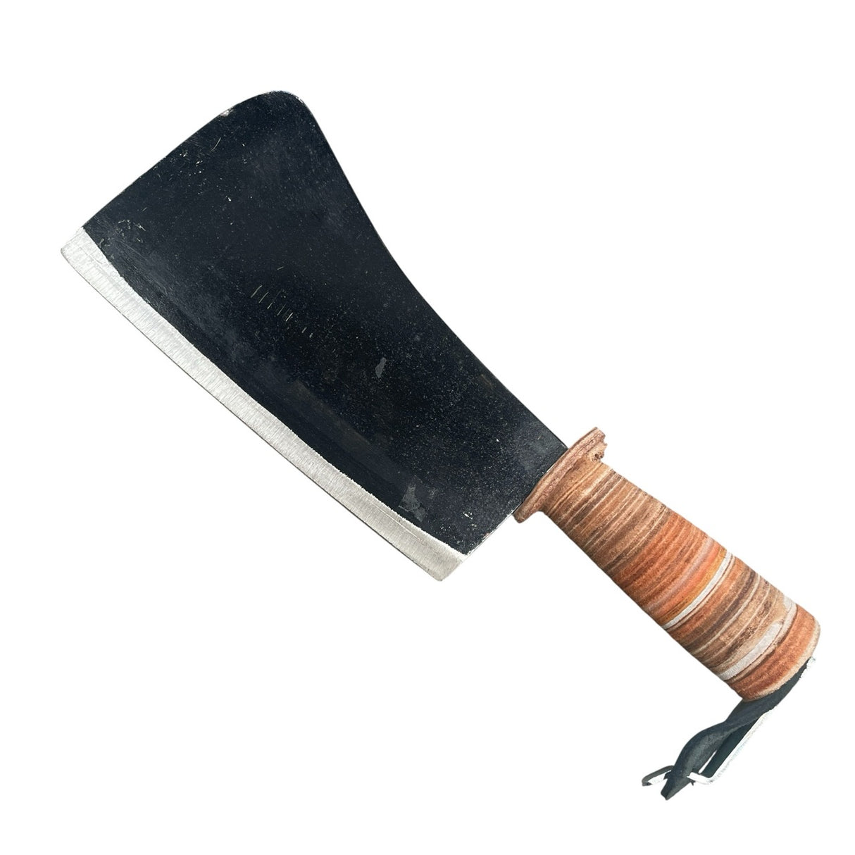 Mannaresso tipo "Piemonte" 24cm manico cuoio