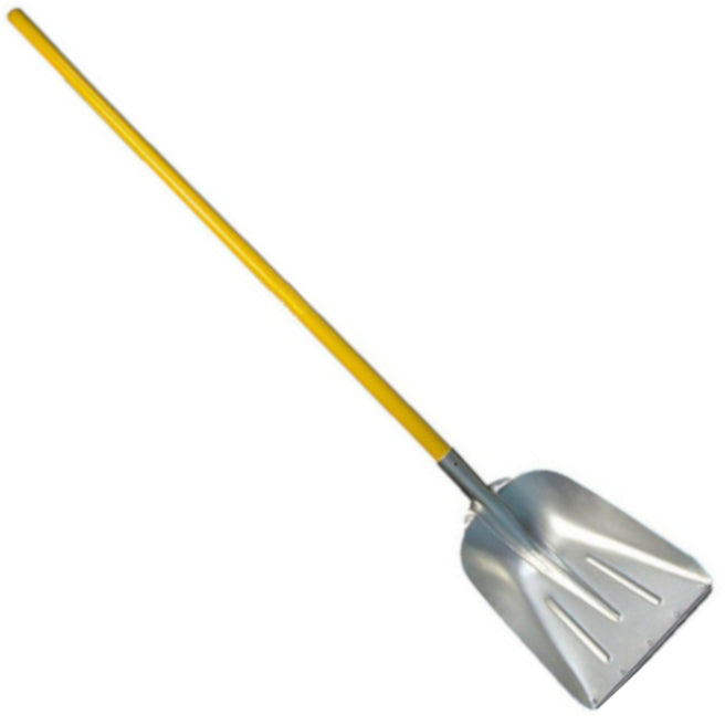 Pala in alluminio per neve e granaglie manico ultraleggero fibra di vetro