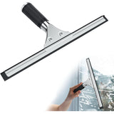 Stainless steel glass scraper 35cm