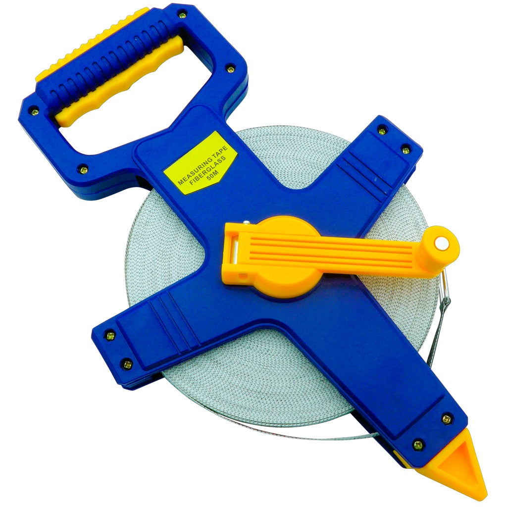 Fiberglass measuring tape 50m with handle