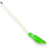 Scopa verde a fili manico legno 150cm
