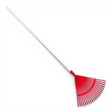 Polypropylene leaf/olive rake 42x37cm with 150cm wooden handle