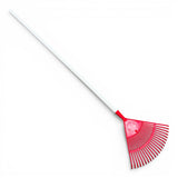Polypropylene leaf/olive rake 42x37cm with 150cm wooden handle