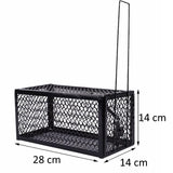 Trappola per topi a galleria 28x14x14cm