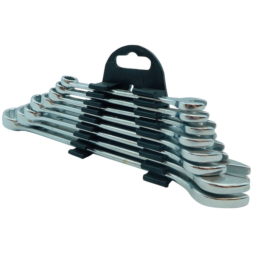 Combination spanners chrome vanadium set 8 pcs.