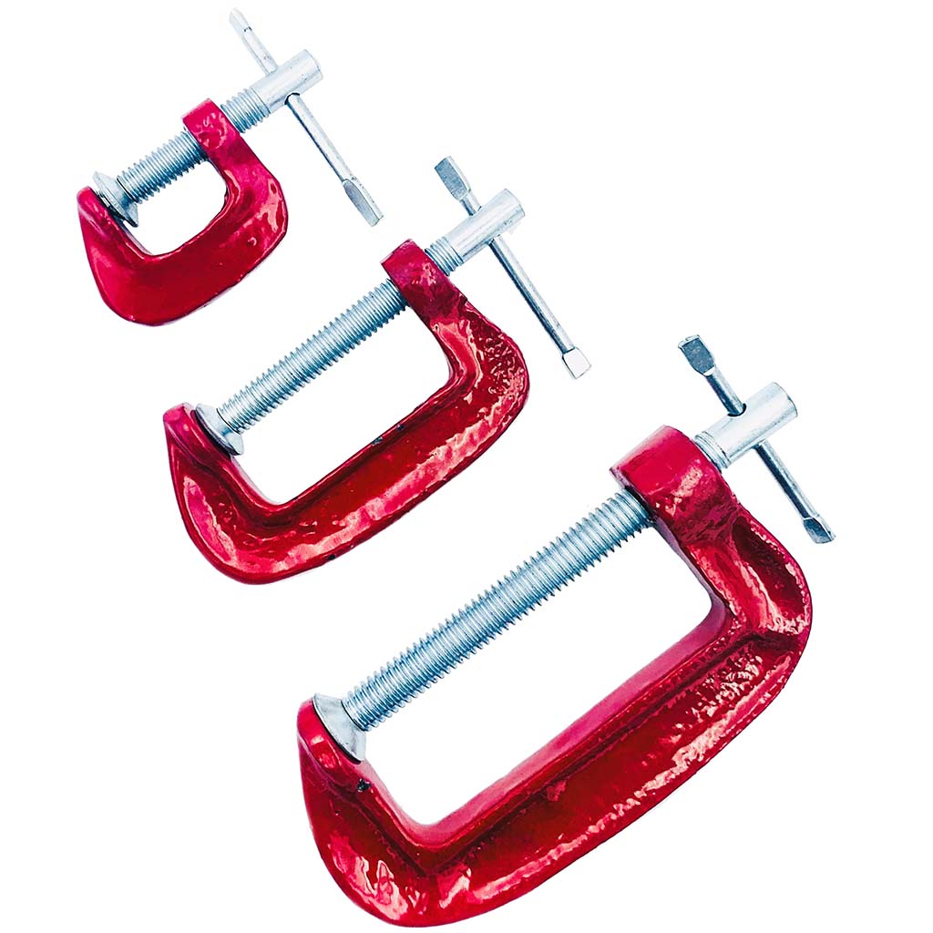 3pcs. "C" clamp set
