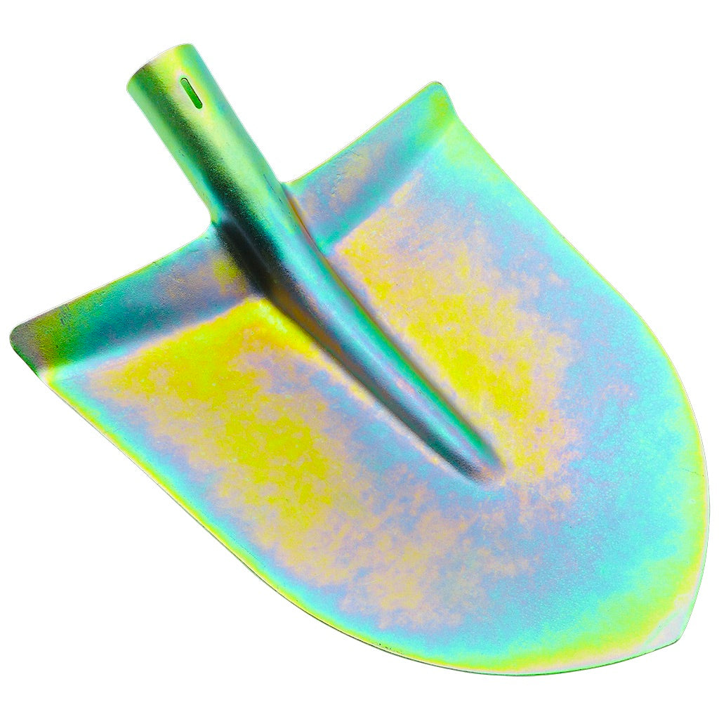 Italian model galvanized yellow shovel