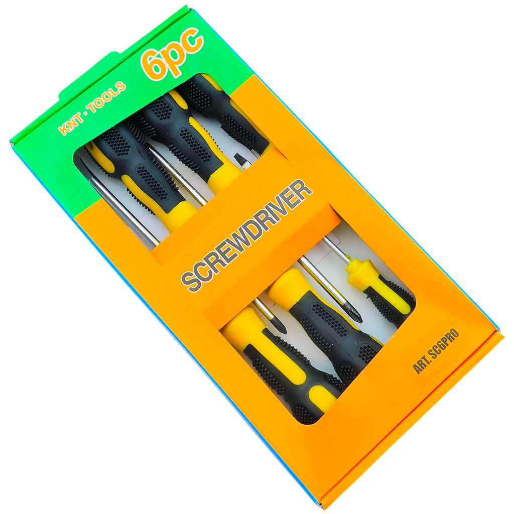 Screwdrivers - Set of 6 pcs. in box