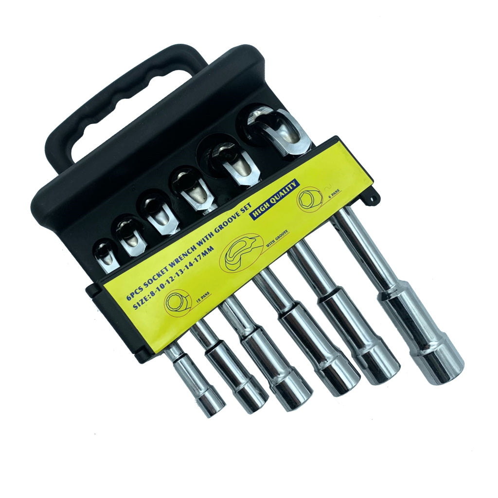 L-type wrench chromed set 6 pcs.