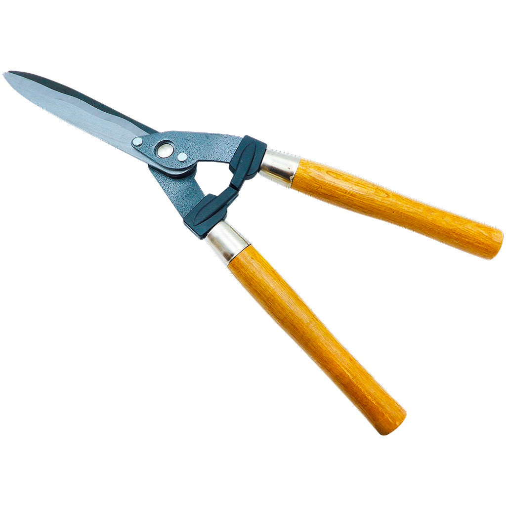 Hedge shears with wavy blades