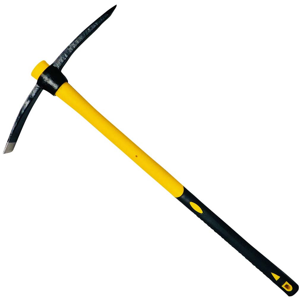 Pickaxe oval eye with fiberglass handle