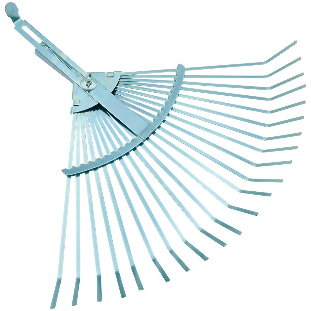 Adjustable leaf rake