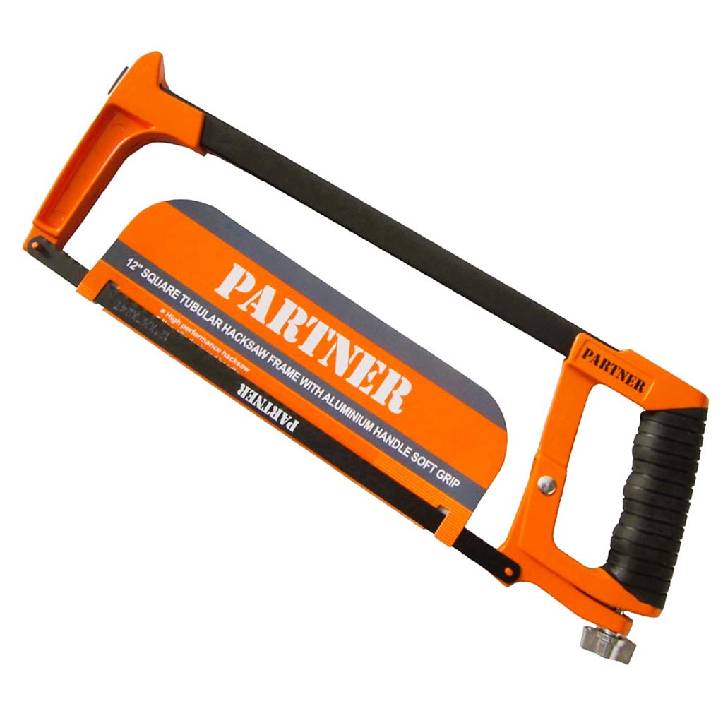 Professional aluminum hacksaw frame with grip