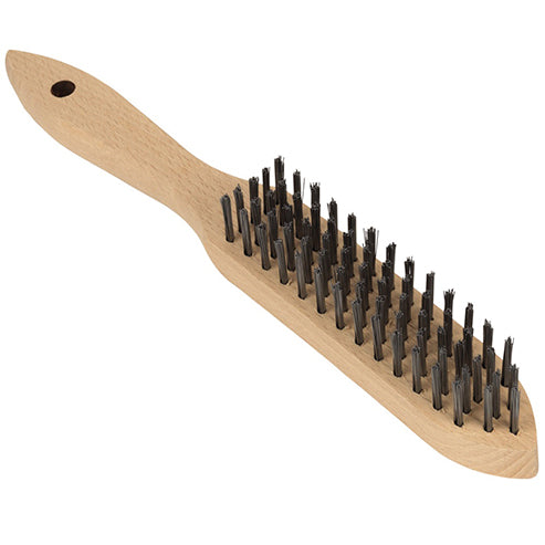 Curved handle steel brush 5 rows